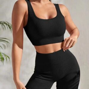 Women's Fitness Set / Yoga Bra & Biker Shorts
