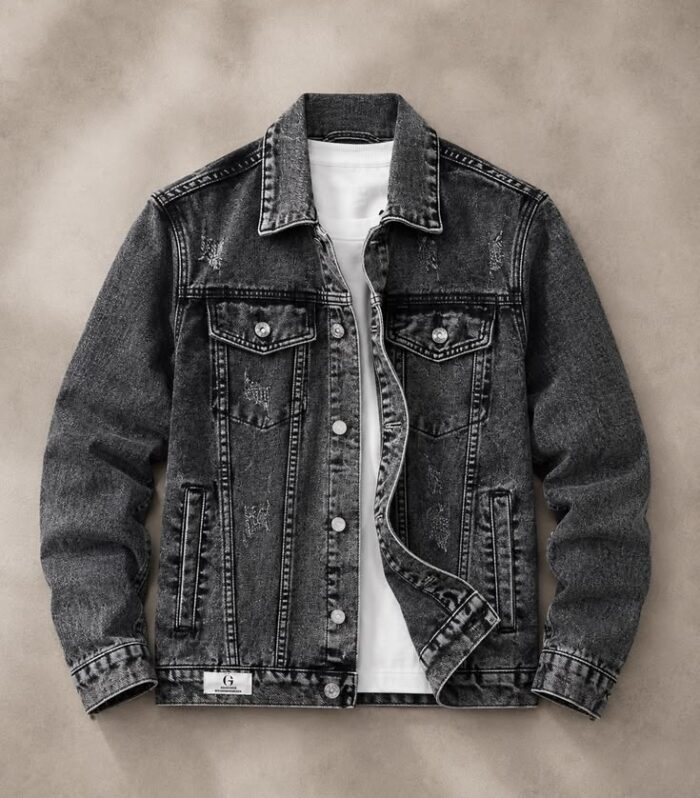 Denim Jacket (Black, Basic)