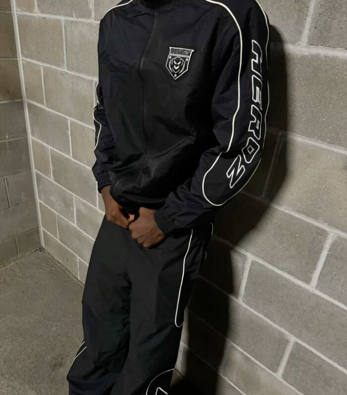 Black Windbreaker (Worn Style)