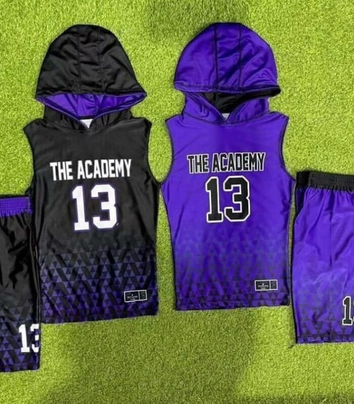 Academy Flag Football Jersey (Purple / Green, #13)