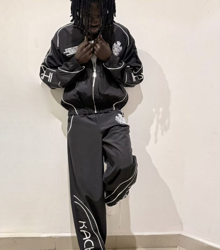 Black Windbreaker Set (Style A)