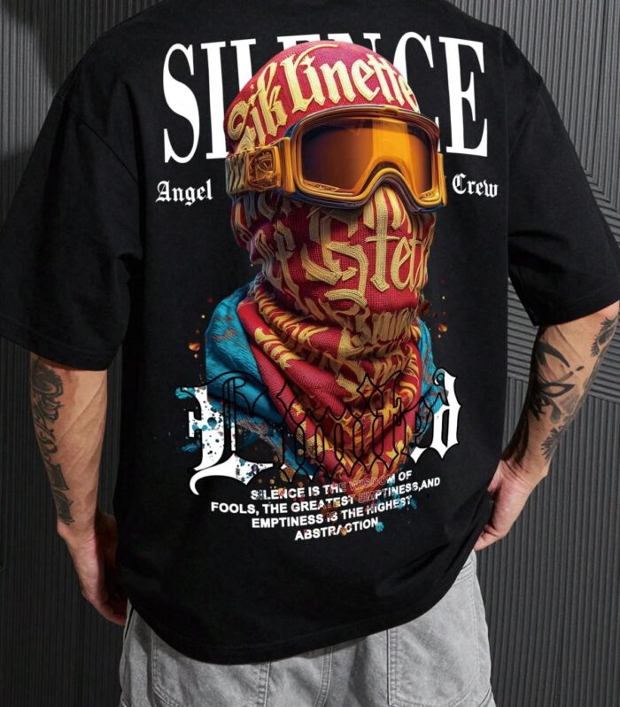 Silence Graphic Tee (Black)