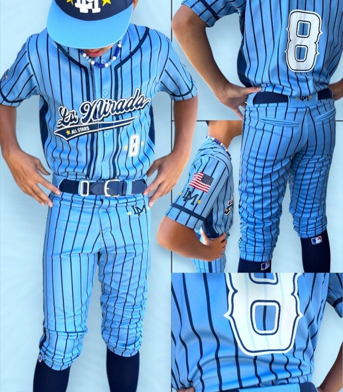 Baseball Uniform (Blue, #8)