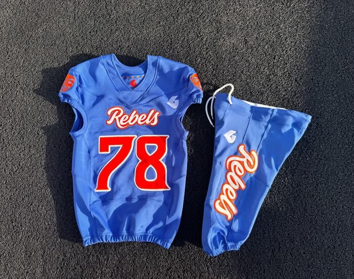 Football Jersey & Pants Set (Blue, #78)