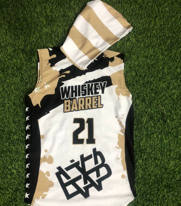 Flag Football Uniform (White / Black, #21)