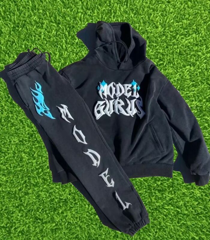 Rides Girls Graphic Tracksuit (Black)