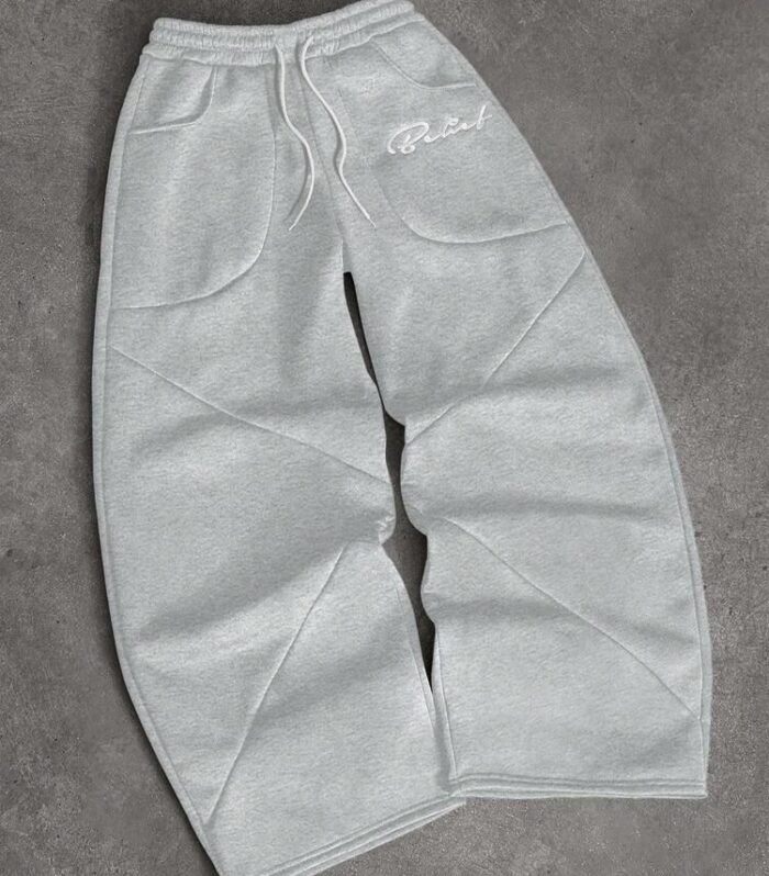 Cream Basic Joggers