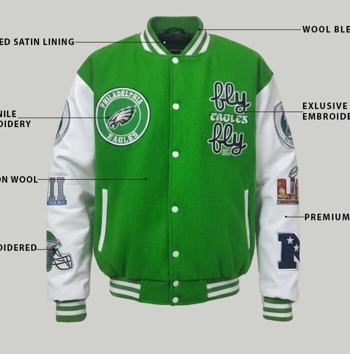 Basic Varsity Jacket (Green)