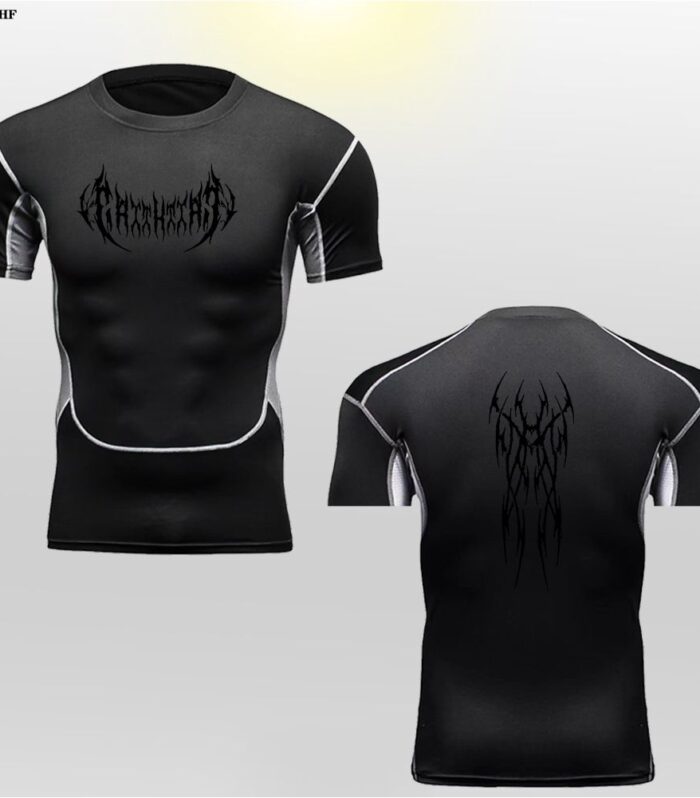 Compression Tee (Black, Short Sleeve)