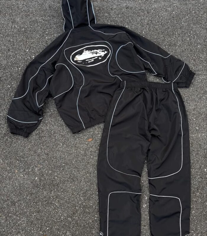 Black Windbreaker Set (Style C)