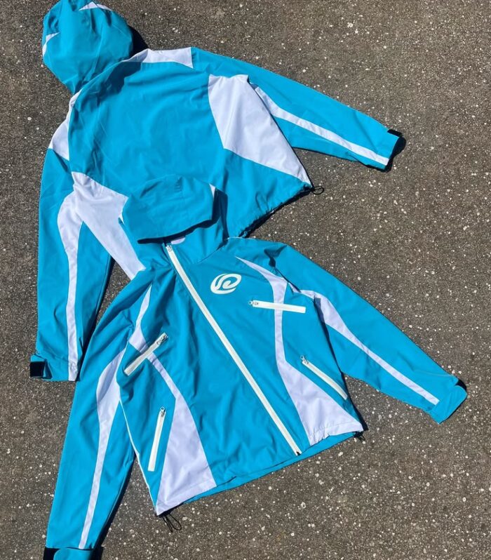 Blue / White Windbreaker Set