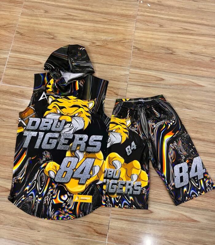 Tigers Flag Football Uniform (Black / Yellow)