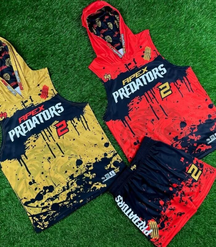 Predators Flag Football Uniform (Red / Yellow)