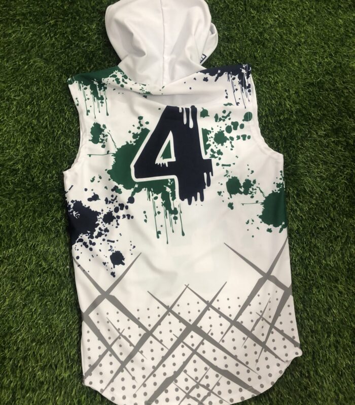 Strikers Plaid Flag Football Jersey (White / Green)