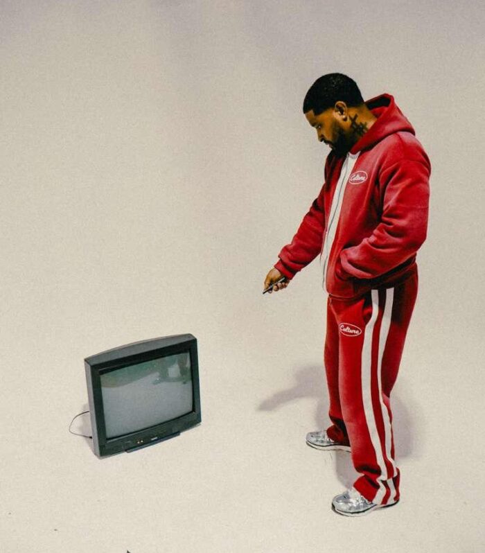 2024 Flame Graphic Tracksuit (Black)