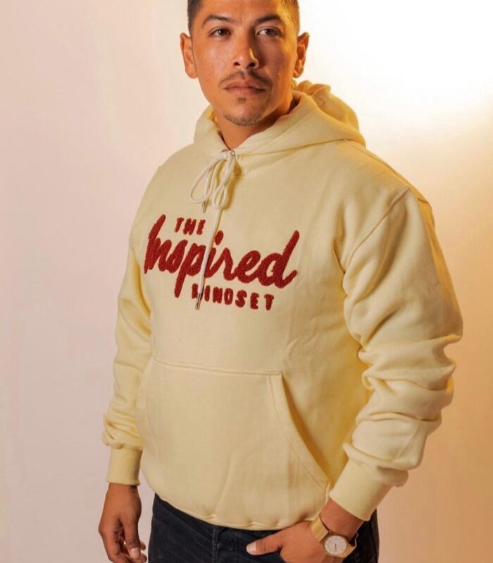 Inspired Graphic Pullover Hoodie (Cream)