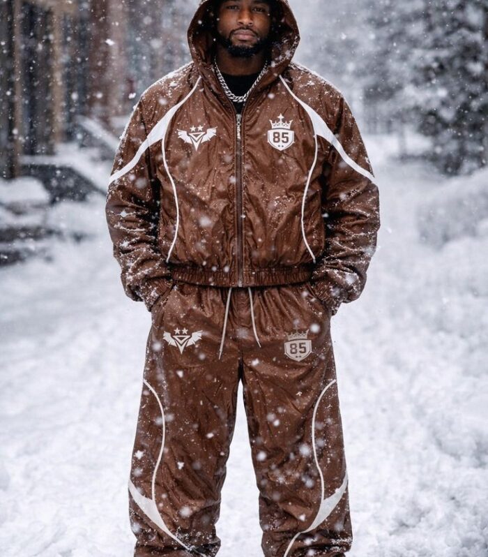 Camo Brown Windbreaker