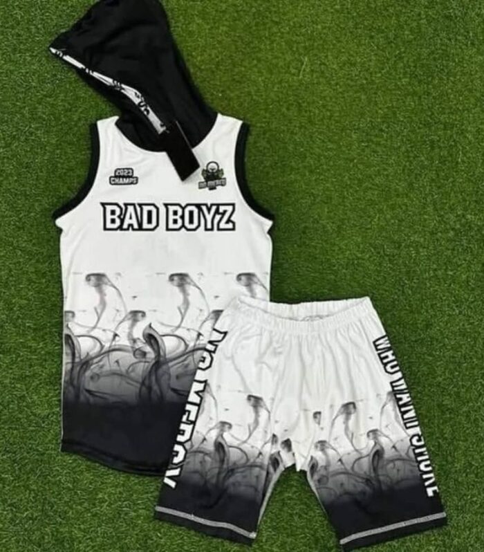 Bad Boys Flag Football Uniform (Black / White)