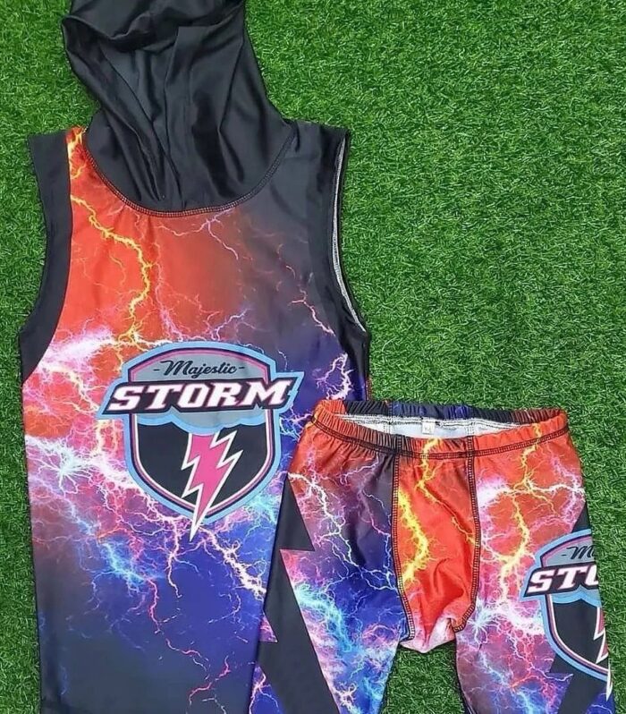 Storm Tie-Dye Flag Football Uniform (Purple / Orange)