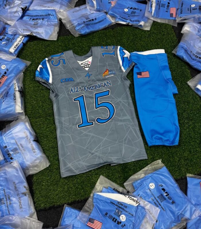 Football Jersey & Pants Set (Blue, #15)