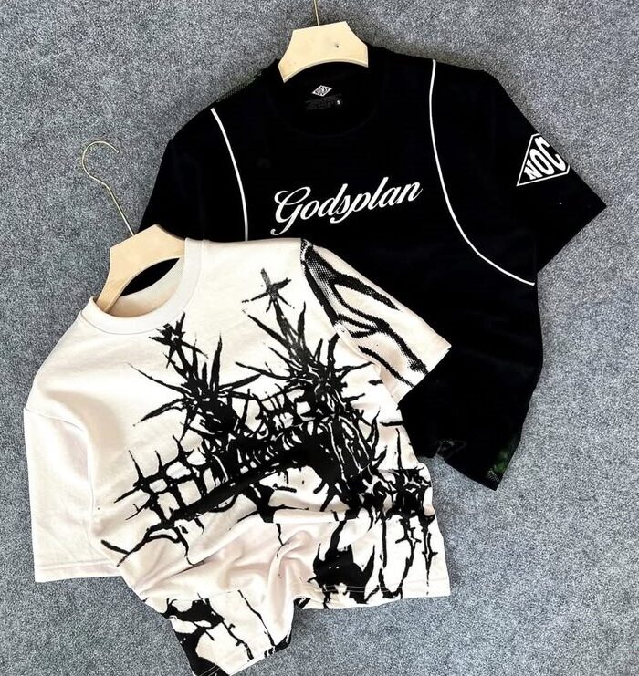 Thorn Graphic Tee (Black/Cream)