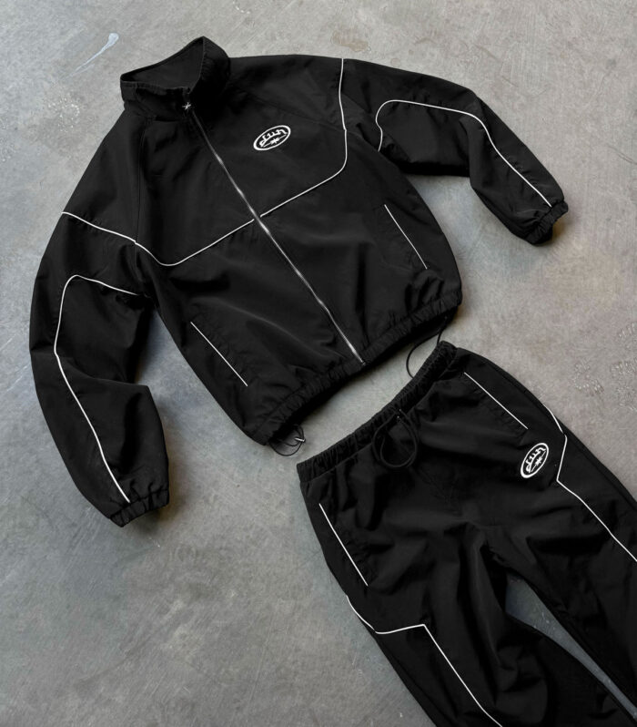 Black Windbreaker Set (Style D)