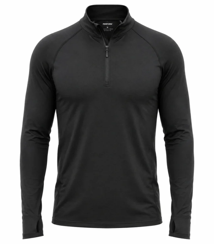 Quarter-Zip Pullover (Black)