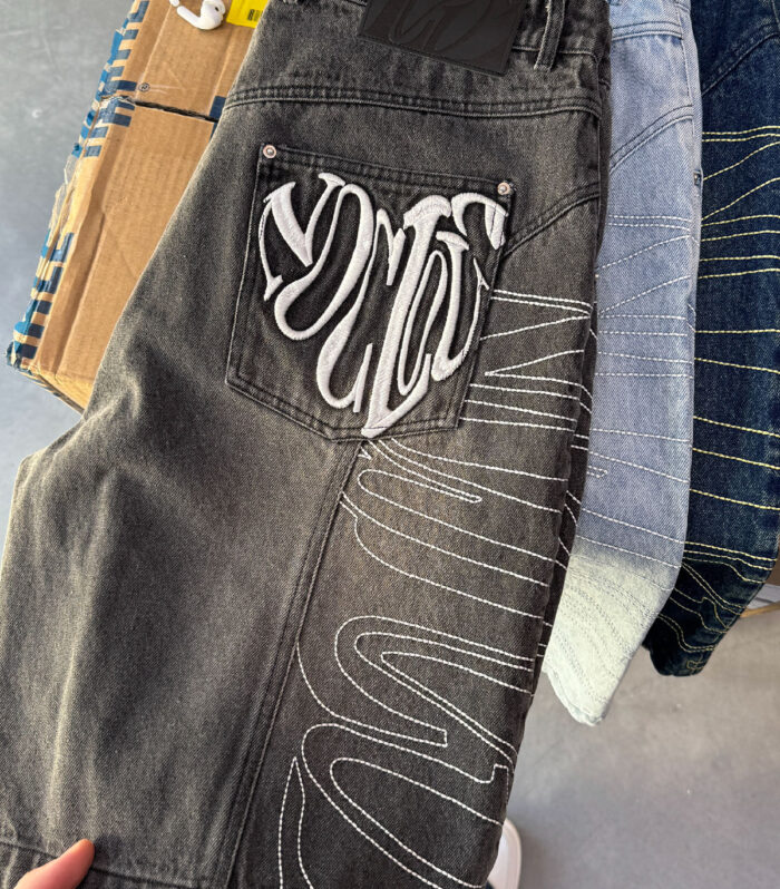 Distressed Cargo Shorts (Brown/Black)