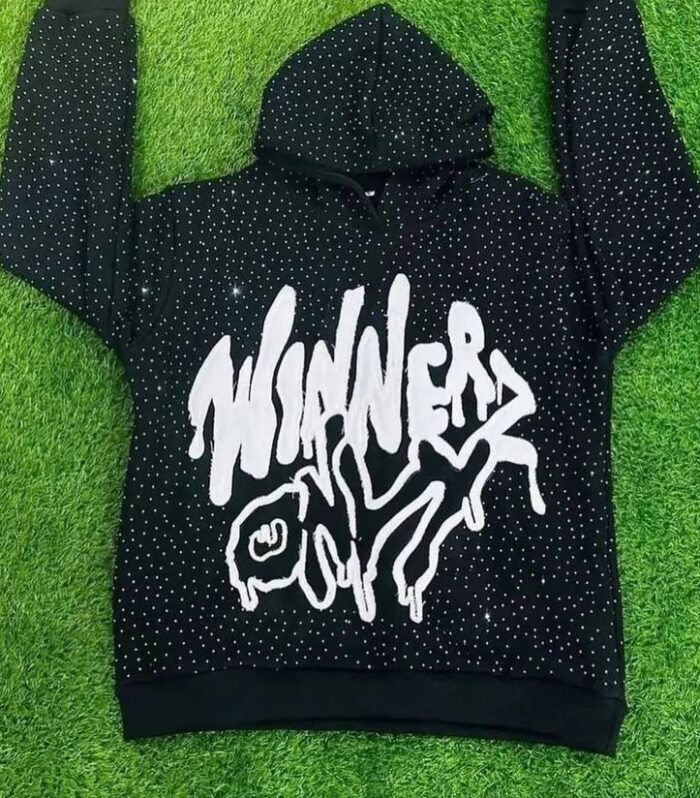 Graffiti Graphic Hoodie (Black)