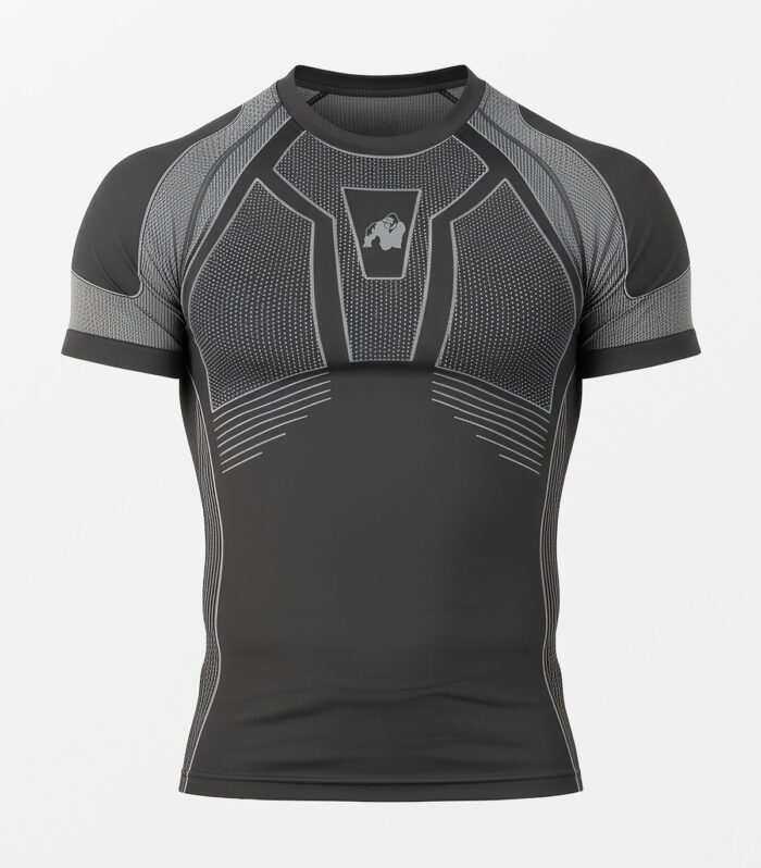 Compression Tee (Grey, Short Sleeve)